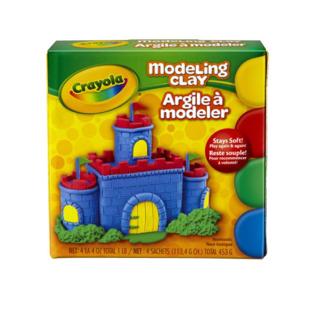 Crayola Modeling Clay, Assorted Colors (Min Order Qty 17) MPN:57-0300