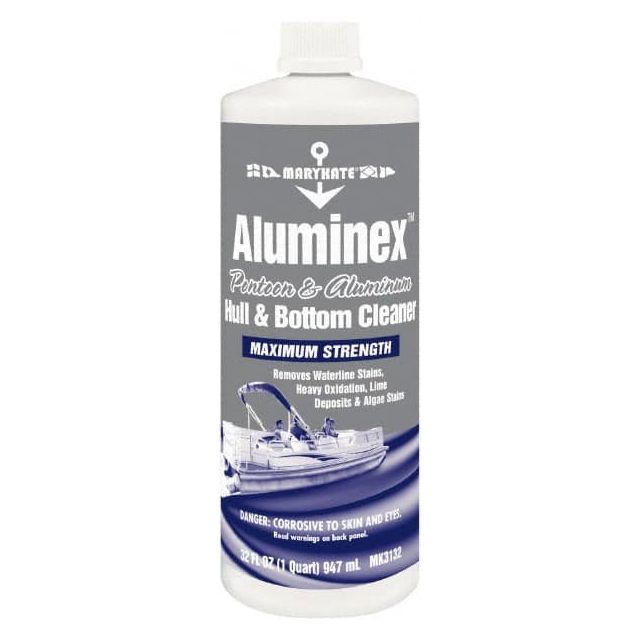 Pontoon Aluminum Hull Cleaner: 32 fl oz, Bottle MPN:1007593