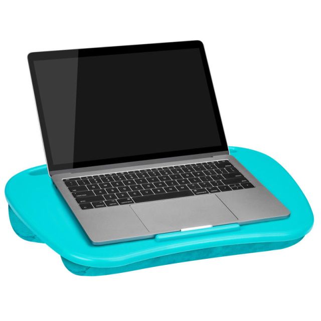 LapGear MyDesk Lap Desk, 13inH x 17.9inW x 2.6inD, Turquoise (Min Order Qty 3) MPN:44449