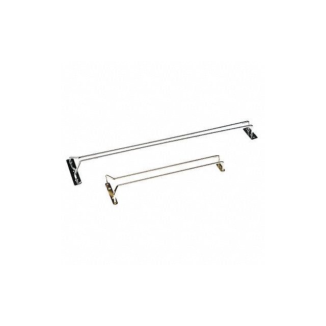 Hanging Glass Rack Gold 16 In MPN:GHR16