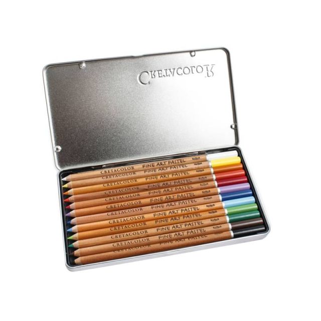 Cretacolor Pastel Pencils, Set Of 12 Pencils (Min Order Qty 2) MPN:15-47-012