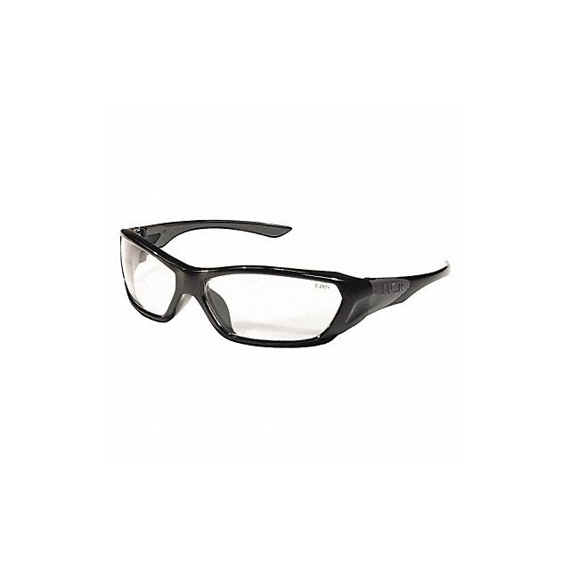 Safety Glasses Black Frame Clear Lens MPN:FF120