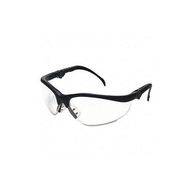 Safety Glasses Black Frame Clear Lens MPN:KD310