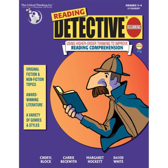The Critical Thinking Co. Reading Detective Beginning, Grade 3-4 (Min Order Qty 2) MPN:CTB1506