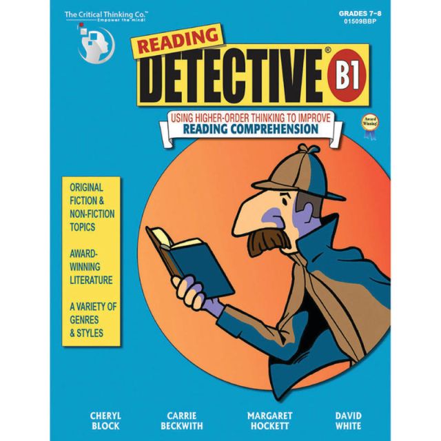 The Critical Thinking Co. Reading Detective B1, Grades: 7-8 (Min Order Qty 2) MPN:CTB1509