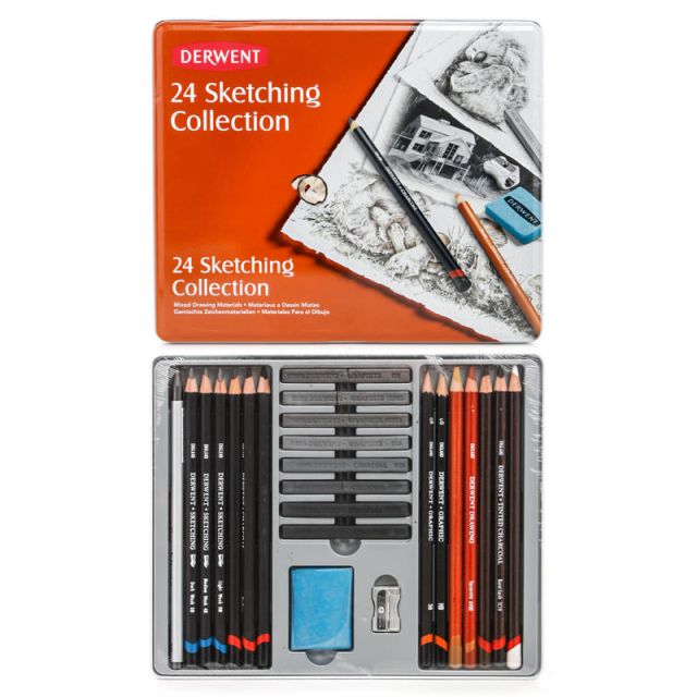 Derwent Sketching Pencil Collection, Set Of 24 MPN:34306