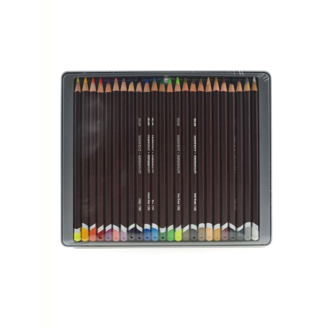 Derwent Coloursoft Pencil Set, Assorted Colors, Set Of 24 Pencils MPN:0701027