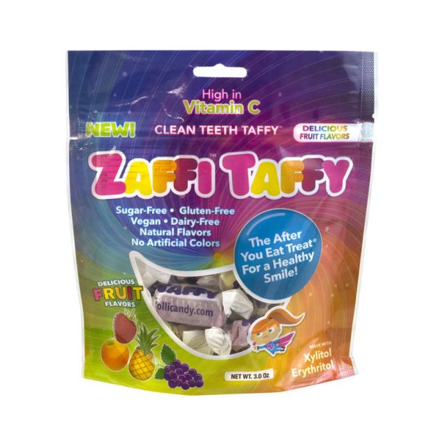 Zollipops Zaffi Taffy, 3 Oz, Pack Of 4 (Min Order Qty 3) MPN:3766