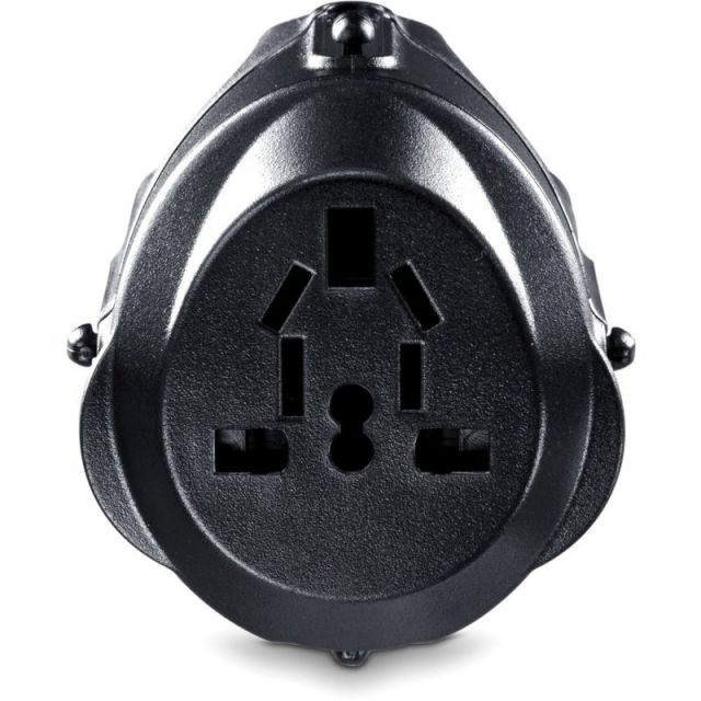 CyberPower TRA1A2 International Travel Adapter - VAC - Type A, Type C, Type G, & Type I Input Plugs, Black, 1YR Warranty (Min Order Qty 3) MPN:TRA1A2