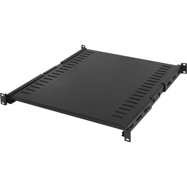 CyberPower CRA50006 Rack Accessories Shelf - 19in 1U heavy duty 22in-40in depth adjustable shelf for 4-post open-frame rack, 135lbs (60kg) capacity, 5 year warranty MPN:CRA50006