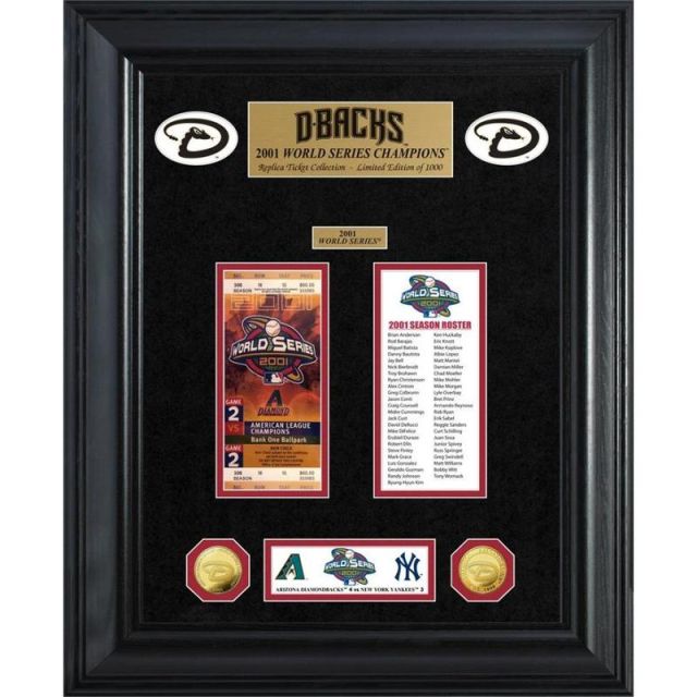 Arizona Diamondbacks World Series Deluxe Gold Coin & Ticket Collection MPN:ADB1CWSTICK