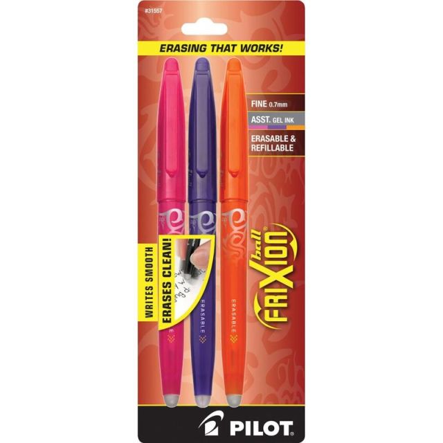 Pilot FriXion Ball Ballpoint Pens, Fine Point, 0.7 PIL31565