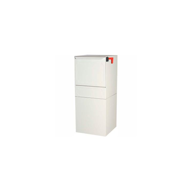 dVault Parcel Protector Vault Mailbox and Parcel Drop DVU0050 - Rear Access - White DVU0050-3