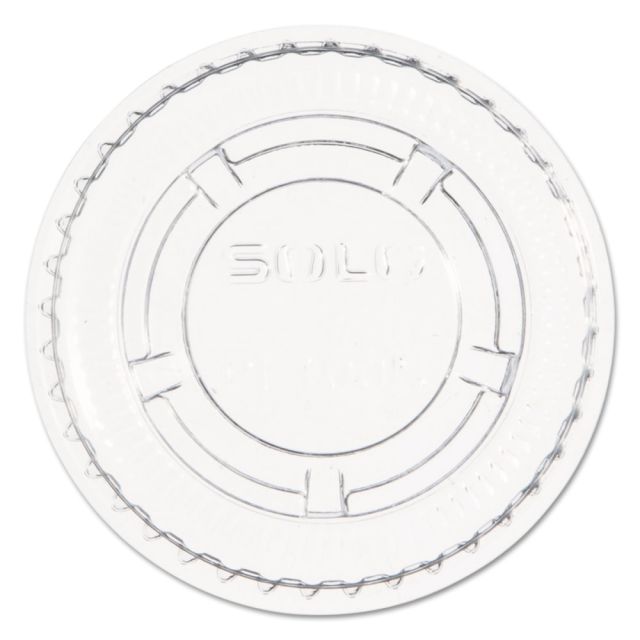 Dart Portion/Souffle Cup Lids, For 0.5 - 1 Oz Portion Cups, Clear, Pack Of 2,500 Cup Lids MPN:DCCPL100N