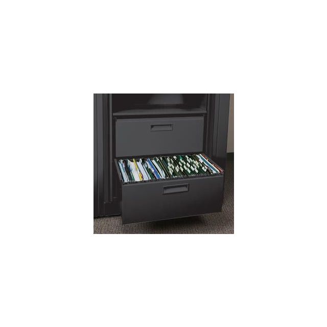 Rotary File Cabinet Components Letter File/Storage Drawer Black XLT-FS1-T25