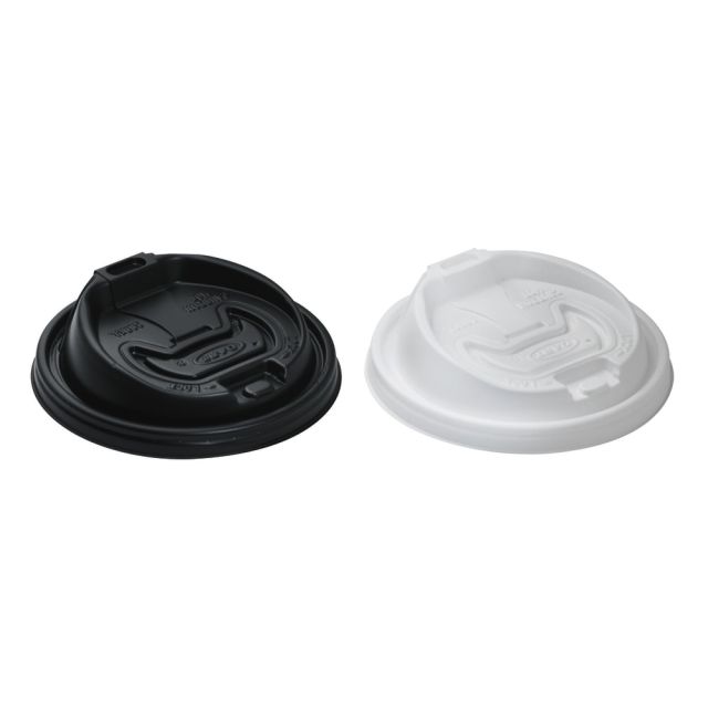 Dart Optima Reclosable Hot Cup Lids, For 12-24 Oz Foam Cups, White, Case Of 1,000 MPN:16RCL