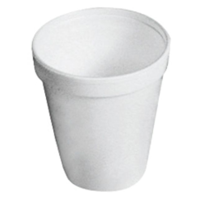 Dart Insulated Foam Drinking Cups, White, 8 Oz, Bag Of 25 (Min Order Qty 37) MPN:8J8PK