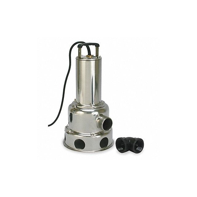 1 HP Sewage Ejector Pump 230VAC MPN:2JGA6