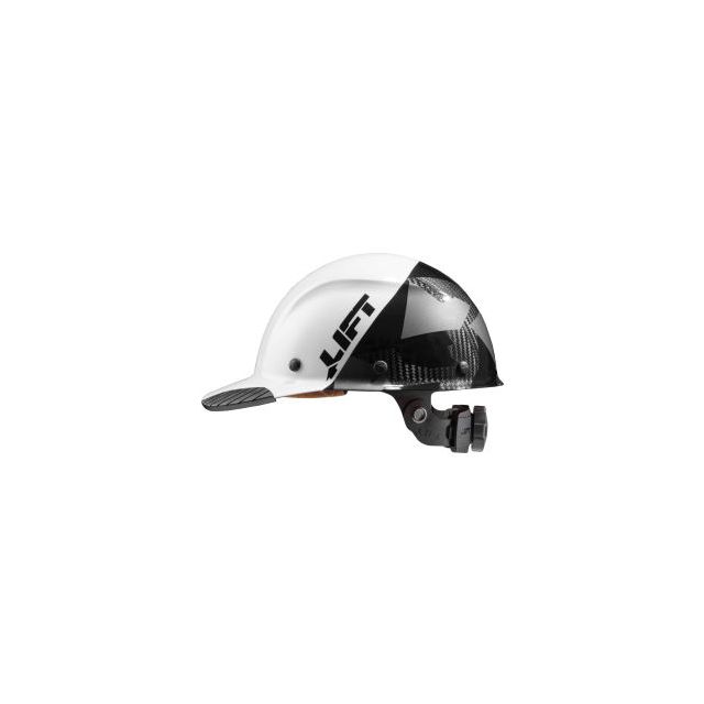 Lift Safety DAX Carbon Fiber Cap Brim 50-50 White/Black Camo HDC50C-20CK