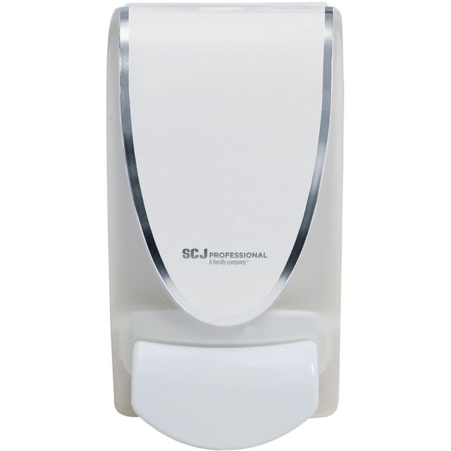 SC Johnson Manual Soap Dispenser - Manual - 1.06 quart Capacity - Durable, Antimicrobial, Anti-bacterial - White - 1Each (Min Order Qty 12) MPN:TPW1LDS
