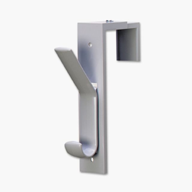 deflecto Partition Hooks - 2 Hooks - for Garment - Gray - 2 / Pack (Min Order Qty 2) MPN:3680909