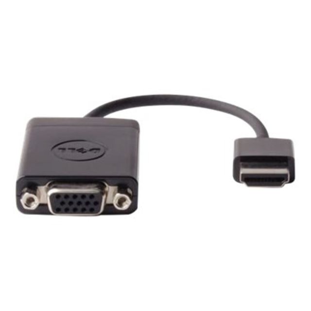 Dell - Adapter - HDMI male to HD-15 (VGA) female - black - for Chromebook 3110 2-in-1, 31XX; Latitude 54XX, 74XX; OptiPlex 30XX, 70XX; Precision 32XX (Min Order Qty 2) MPN:DAUBNBC084