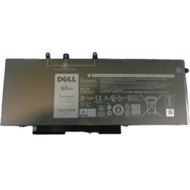 Dell 68 WHr 4-Cell Primary Lithium-Ion Battery - For Notebook - Battery Rechargeable - 8800 mAh - 7.6 V DC - 1 MPN:451-BBZG