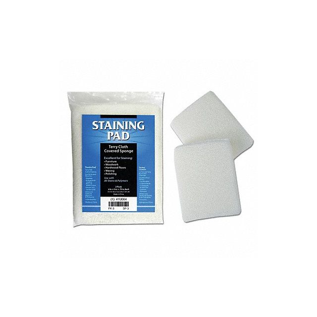 Staining Pad White 5 L 4 W PK3 MPN:SP-3