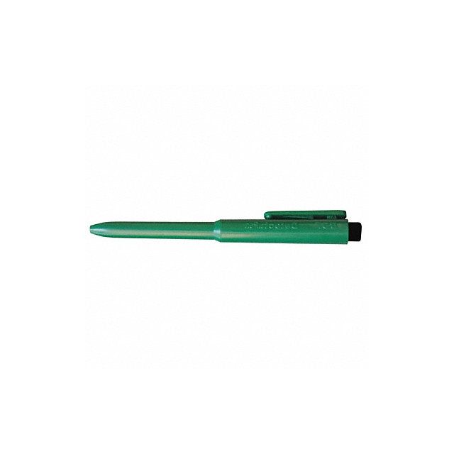 Pen Retractabl RollerBall Green/Blk PK25 MPN:RRBGNBK