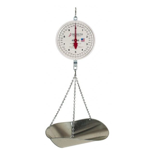 20 Lb Dial Hanging Scale with Galvanized Scoop MPN:MCS-20P