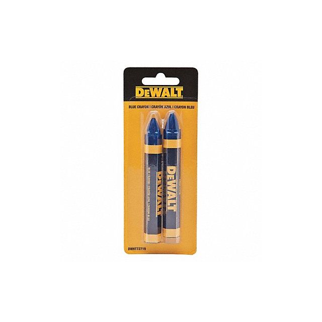 Lumber Crayon Blue 1/2 Size PK2 MPN:DWHT72719