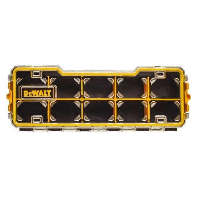 10 Compartment Yellow Small Parts Compartment Box DWST14835 Material Handling