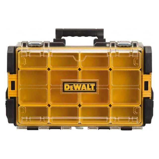 Polycarbonate Tool Box: 12 Compartment DWST08202 Material Handling