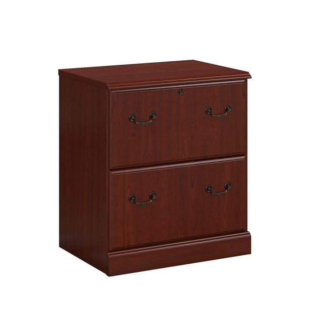 kathy ireland Home by Bush Business Furniture Bennington 27inW Lateral 2-Drawer File Cabinet, Harvest Cherry, Standard Delivery MPN:WC65554-03