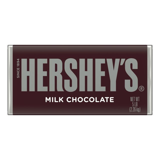 Hersheys Giant Milk Chocolate Bar, 5 Lb MPN:246-00015