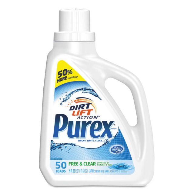 Purex Free & Clear Liquid Laundry Detergent, 150 Oz Bottle, Case Of 4 MPN:DIA 05020