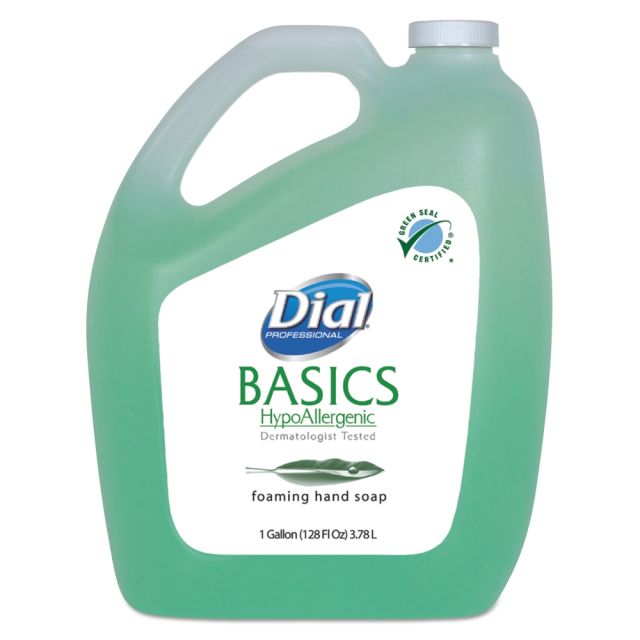 Dial Basics Foam Hand Soap With Aloe, Fresh Scent, 128 Oz Bottle (Min Order Qty 2) MPN:98612