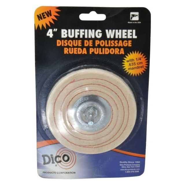 Mounted Spiral Sewn Buffing Wheel: 4