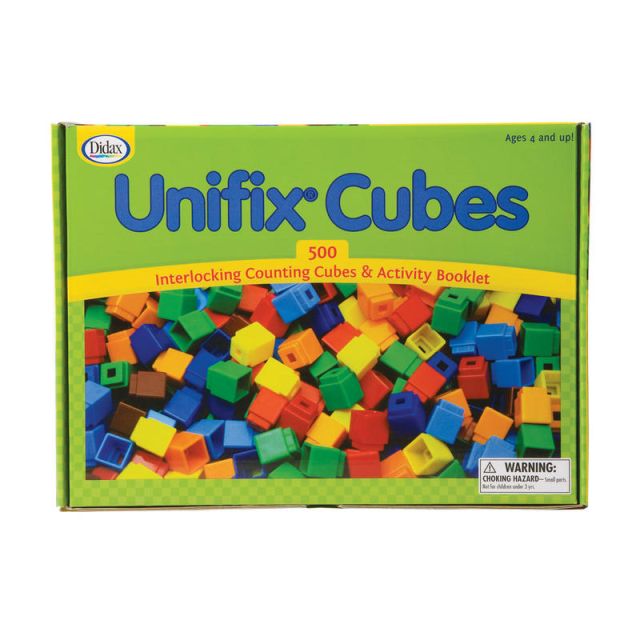 Didax Unifix Cube Set, Multicolor, Pack Of 500 MPN:DD-221