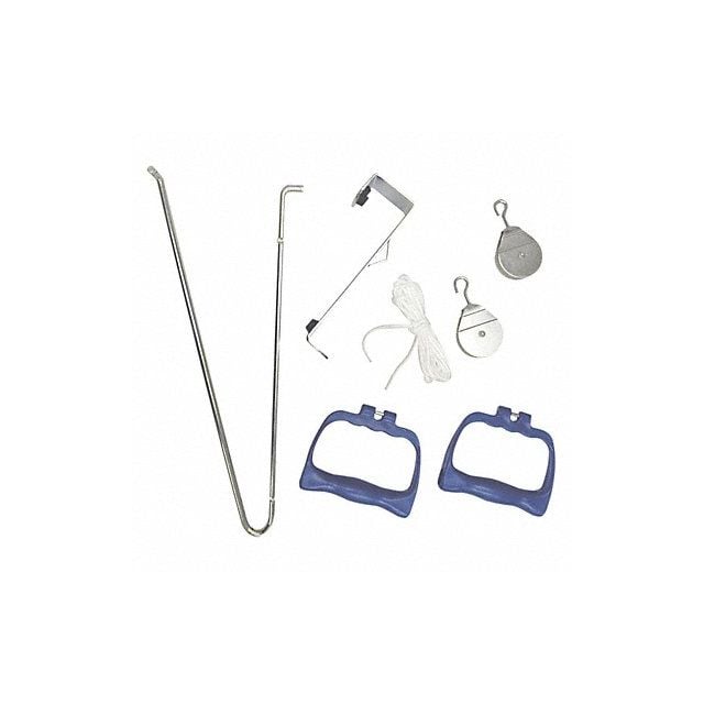 Door Pulley Exercise Set Metal Blue 660-2030-0000 Exercise Machine & Equipment Sets