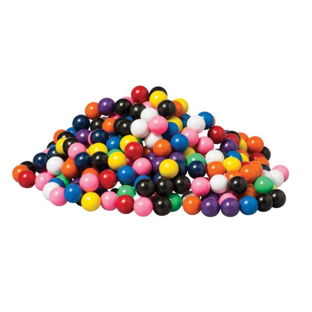 Dowling Magnets Solid Magnet Marbles, 5/8in, Assorted, Pack Of 400 Marbles MPN:DO-736710