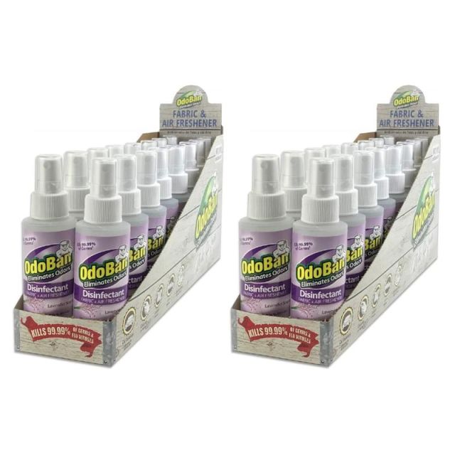 OdoBan Odor Eliminator Disinfectant Spray, Lavender, 4 Oz, Pack Of 32 Bottles MPN:91LAV4OZ32-OD