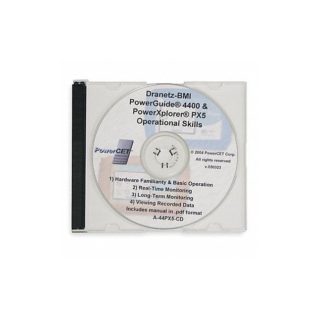 Training Software Dranetz MPN:CD-PX5/4400-OP