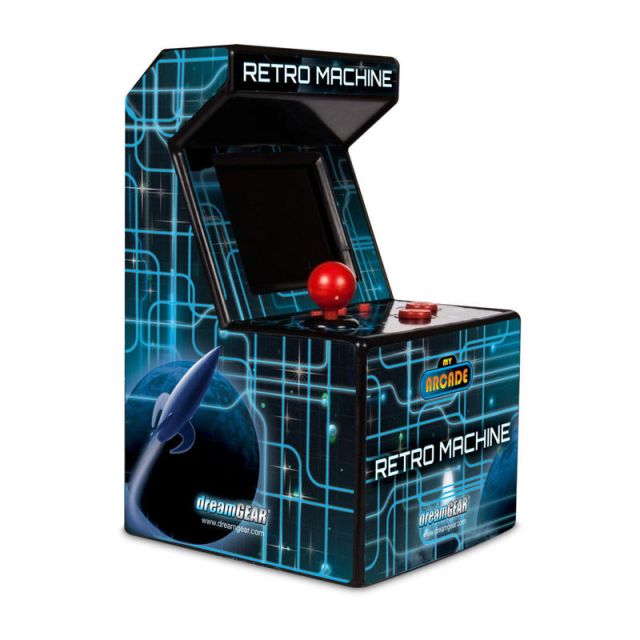 Dreamgear My Arcade Retro Machine Gaming System With 200 Games, Black, DG-DGUN-2577 (Min Order Qty 2) MPN:DG-DGUN-2577
