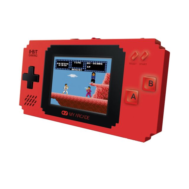 Dreamgear Pixel Player Portable Gaming System With 300 Games, Red, DG-DGUNL-3202 (Min Order Qty 2) MPN:DGUNL-3202
