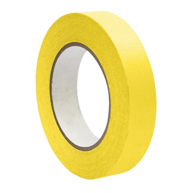 DSS Distributing Premium-Grade Masking Tape, 3in Core, 1in x 55 Yd., Yellow, Pack Of 6 MPN:DSS46169-6