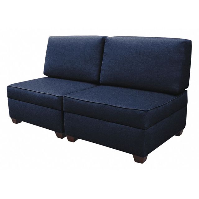 Sleeper Sofa 72 W x 36 D Blue Upholstery MPN:IMFSB-DM