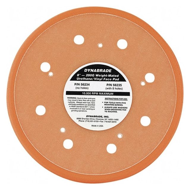 Disc Backing Pad: Adhesive & PSA 56235 Sanding Accessories