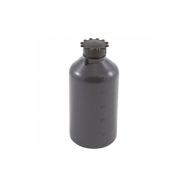 Bottle 500mL Plastic Narrow PK25 MPN:201295-0500