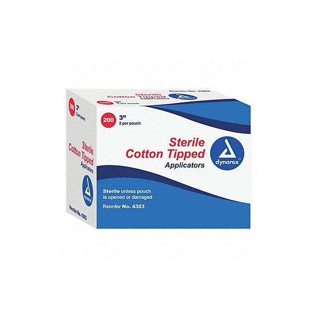 Cotton Tip Swab Non-Sterile 3 L PK1000 MPN:4301